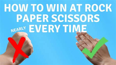 what are the chances of winning in rock paper scissors|How to Always Win at Rock, Paper, Scissors.